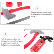 Simulated Fire Extinguisher Extinguishers Kids Toy Role-play Simulation Fire-fighting Prop Pretend Firemen Cosplay Kit Child