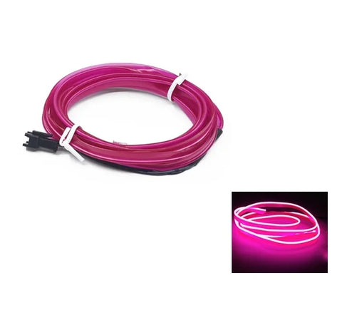 5M/4M/3M/2M/1M Car Interior Light LED Strip Decoration Flexible Neon Lights Car Atmosphere Lamp 12V Universal Auto Ambient Light