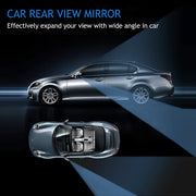 2PCS Car Blind Spot Mirror Adjustable 360 Degree Frameless Rearview Wide Angle Round Convex for Parking Rear View Mirror