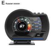 HUD A501 OBD2 Car Head Up Display Smart Car Water&Oil Temp Turbo RPM Gauge Digital Odometer Security Alarm Auto Meter Up Display