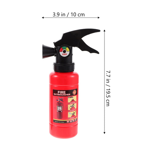 Simulated Fire Extinguisher Extinguishers Fireman Cosplay Prop Pretend Kids Role-play Toy Plastic Theme Party Fake Child