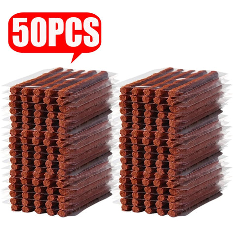 5-50PCS Tire Repair Strips Tubeless Rubber Stiring Glue Seals for Car Motorcycle Bike Tyre Puncture Repairing Tools Accessories