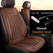 12-24v Heated Car Seat Cover 30' Fast Car Seat Heater Cloth/Flannel  Heated Car Seat Protector 25W Seat Heating Cover Car Seat