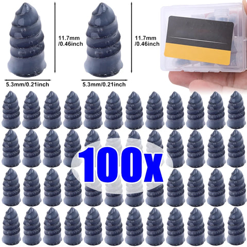 Car Vacuum Tyre Repair Nail 50/100pcs Motorcycle Truck Scooter Bike Tire Puncture Repair Tubeless Tools for Car Tire Repair Tool