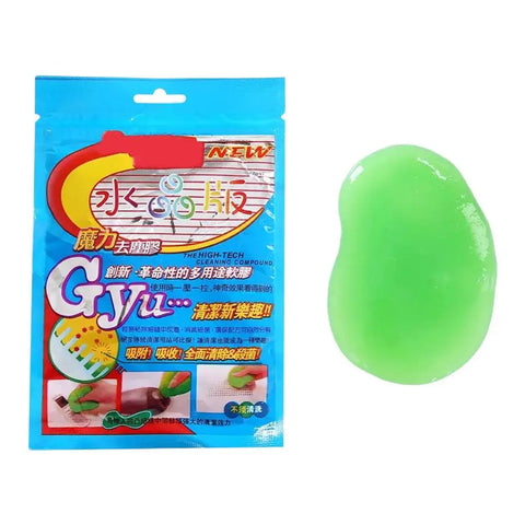 4-colours Car Cleaning Gel Reusable Keyboard Cleaner Gel Multiuse Automobile Slime Removal Gel Dirt Tool Cleaner Air Vent Dust