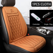 12V Heated Car Seat Cushion Cloth/Flannel Car Seat Heater Winter Warmer Seat Heating Car Accessories Heating Pads Set Universal