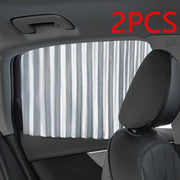 2PCS Magnetic Car Sunshade Window Curtain Auto Window Sun Shade Privacy Sun UV Protection Window Shield Car Interior Accessories