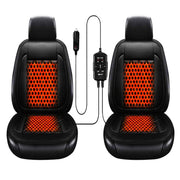 2PCS Winter Heated Car Seat Cushion Car Heating Mat 12V Automotive Vehicle 2 Row Seat Cover For Car Seats Universal