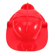 Children's Fire Hat Role Fireman for Kids Toddler Firefighter Party Cosplay Hats Plastic Props Boys Favors