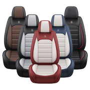 PU Leather Front Car Seat Covers Airbag Compatible Four Season Universal Fit Most Car SUV Car Accessories Full Set Car SeatCover