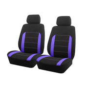 AUTO PLUS Universal Polyester Fabric Car Seat Covers Fit For Most Car Suv Truck Van Car Accessories Interior  Airbag Compatible