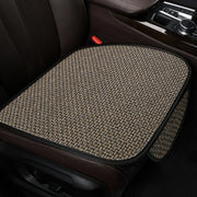 Car Seat Cover Front Rear Flax Seat Protect Cushion Automobile Seat Cushion Protector Pad Mat Backrest Headrest Auto Interior