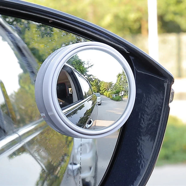 Car Rearview HD Adjustable Round Convex Mirror Blind Spot Auto Rearview 360 Degree Wide Angle Vehicle Parking Mirrors