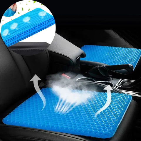 Honeycomb Gel Ice Cushion Car Tailbone Cushion Breathable Cool Silicone Cushion Egg Cushion Office Cushion