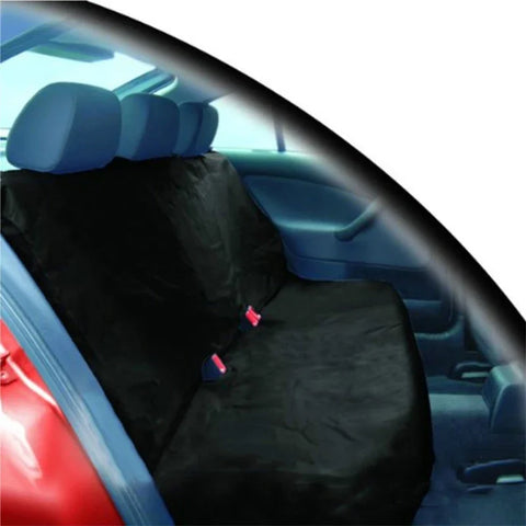 Universal Black Car Seat Cover Front and Rear Polyester Waterproof Anti-fouling Car Protective Seat Cover Interior Seat Supplies