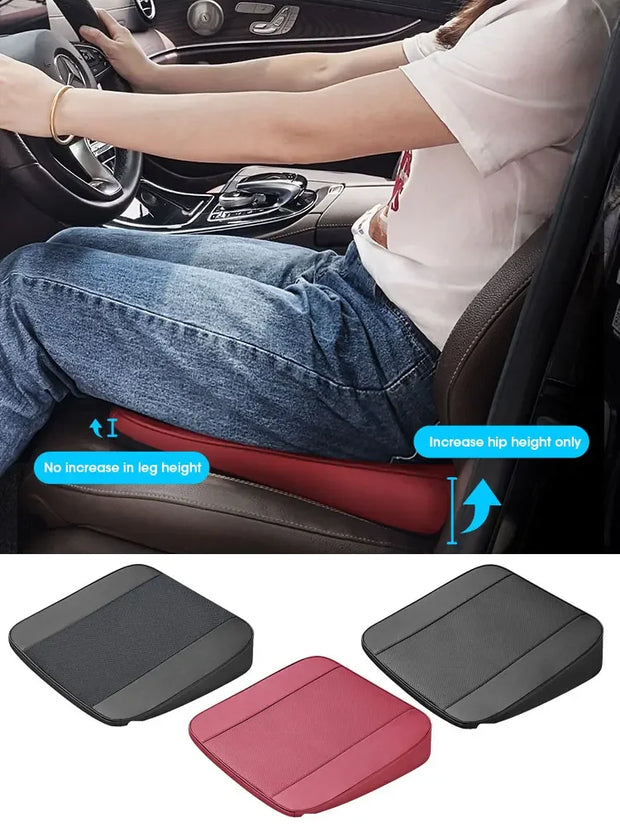 Car Seats Cushion Ice Silk Slant Elevating Pad for Long Term Driving Buttocks Pain Relief Comfort Office Chair Auto Seat For Men