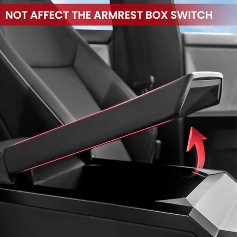 For Tesla Cybertruck 2023 2024 2025 TPE Armrest Box Protective Cover Armrest Box Cover Non-slip Car Auto Interior Accessories