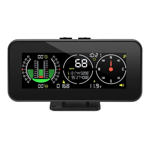 M60 Digital Speed Slope Meter Inclinometer M50 With GPS Speedometer Compass For off road accessories 4x4 On-board Computer