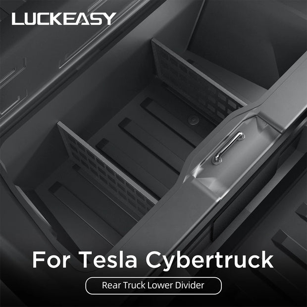 For Tesla Cybertruck 2024 Lower Layer Trunk Combination Partition Truck Bed Container Organizer Board Interior Accessories