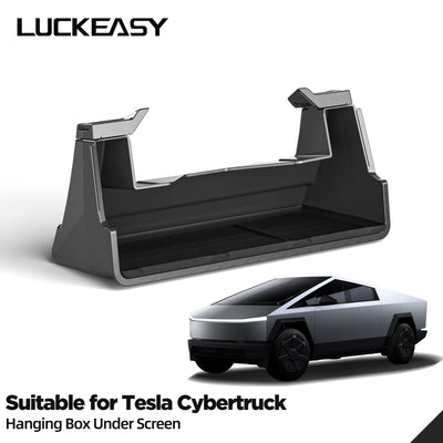 For Tesla Cybertruck 2024 Car Storage Box Hidden Storage Organizer Case Tray Under The Central Control Screen Auto Accessories