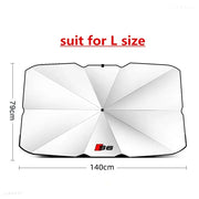 Car Windshield Sun Shade Blocks, UV Ray Reflector Umbrella, For AUDI A1, A3, 8p, A4, B4 A5, A6, A7, A8, Q2, Q3, Q5, Q7, Q8