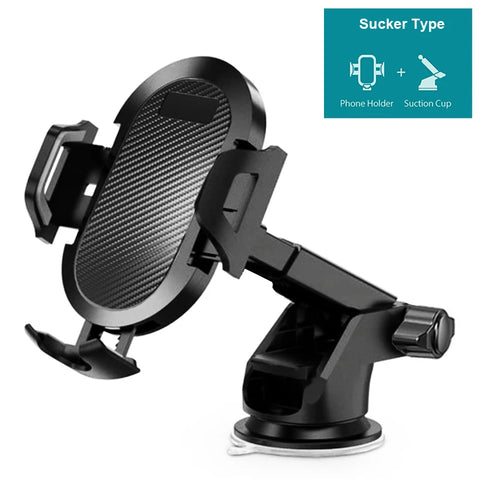 Car Phone Holder Sucker Car Phone Mount Stand GPS Telefon Mobile Cell Support For Xiaomi Huawei iPhone 12 11 Pro Max X 7 8 Plus