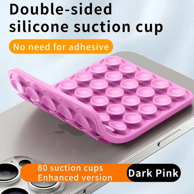 Silicone World Silicone Mobile Phone Fixing Suction Cup Car Mounted Bracket Phone Case Universal Anti Slip Suction Cup Fixed Pad