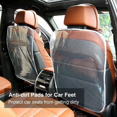 Car Seat Back Cover Anti-dirt Pads For Car Feet Rear Seat Kick Car Cleaning Products Automotive Interior Accessories W0J7