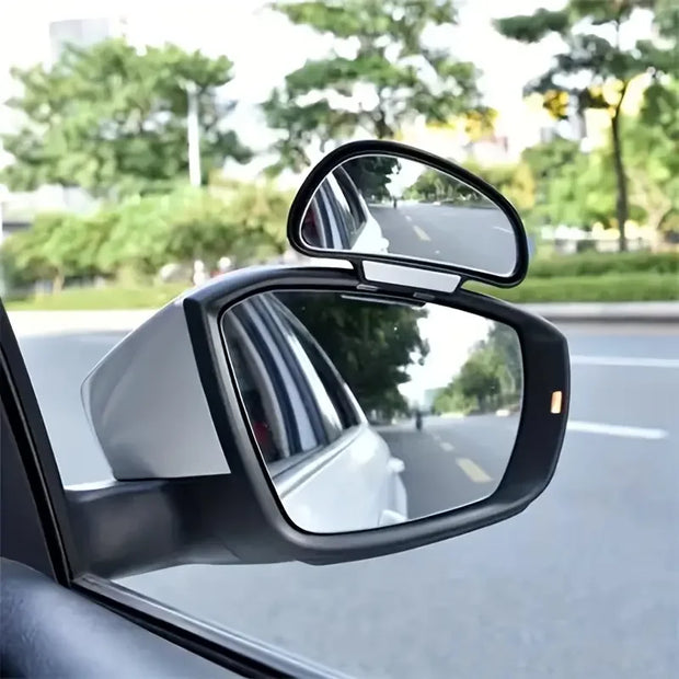 Car Blind Spot Mirror 360 Degree Adjustable Wide Angle Side Rear Mirrors Blind Spot for Parking Auxiliary Rear View Mirror