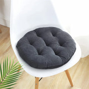 Round Large Floor Seat Pillows Gray Tufted Corduroy Cushions for Outdoor Yoga Tatami Chair Pad Casual Seating Reading Cushion 방석