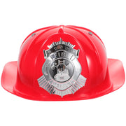 Children's Fire Hat Role Fireman for Kids Toddler Firefighter Party Cosplay Hats Plastic Props Boys Favors