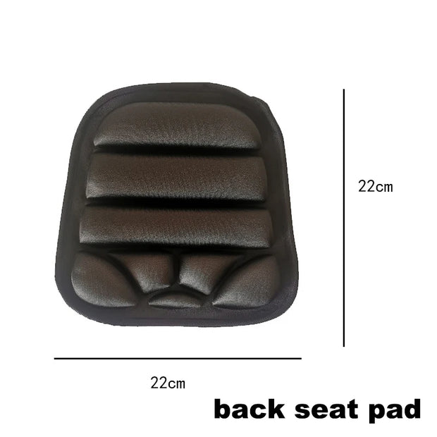 2 Pack Motorcycle Seat Pad 3D Comfort Gel Cushion Seat Breathable Universal Shock Absorbing Seat Cover for Advanced Mountain