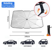 Car Sunshade Windshield Umbrella Front Sun Shade Parasol Foldable Summer Protection Car Seat Heat Insulation Car Accessories