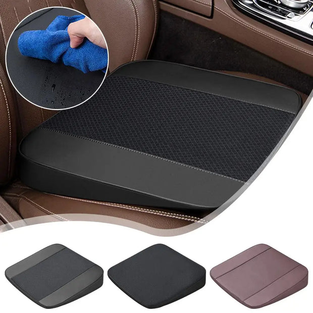 Car Seats Cushion Ice Silk Slant Elevating Pad Increase Seat Cushion For Practice Driving Pain Relief Comfort Office Chair 2025