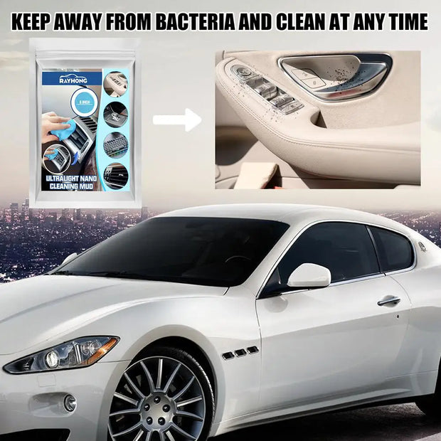 Car Cleaning Gel Putty Reusable Car Interior Detailing Computer Cleaner Keyboard Vent Dust Mud Dust Auto Remover Cleaning