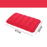 Air Cushion Pillows Outdoor Camping Folding Square lnflatable Pillows Travel Backrest Plane Head Rest  pillow camping