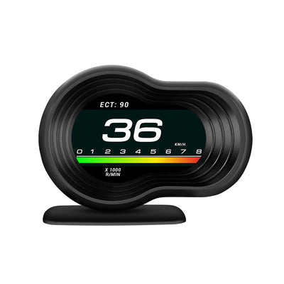 F9 Smart OBD On-Board Computer Gauge RPM Odometer with Clock Digital HUD Windshield Projector Electronics Fuel Mileage Alarm