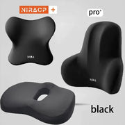 Memory Foam Seat Cushion Waist Back Support Relax Massage Pain Relief chair home office car Buttock Coccyx Back Pads