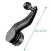 17mm Head Bracket Extension Rod Dead Angle Adapter Bracket Extender for Car Air Outlet Phone Stand Tablet Holder