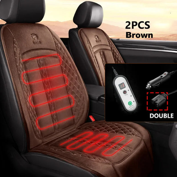 12V/24V Car Seat Heater 120CM Lengthen Heated Car Seat Cover  Warm Car Heating Mat Universal Winter Electric Heated Seat Cushion