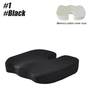 1Pcs Coccyx Seat Cushion Memory Foam U-Shaped Pillow for Chair Cushion Pad Car Office for Tailbone Pain Massage Pillow