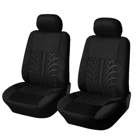 Car Seat Covers Full Set Front Split Rear Bench For Car Universal Cloth SUV Sedan Van Automotive Interior Covers