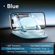 Joyroom Dashboard Car Phone Holder Universal 360° Rotation Silicone Phone Mount One-Handed Operation Phone Holder For Car Use