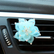 1pc Lotus Car Air Freshener Clip Car Perfume Clip Aromatherapy Air Conditioning Ventilation Ornaments Car Interior Decoration