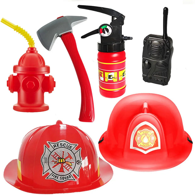 Children Firefighter Fireman Cosplay Toys Kids Birthday Gift Child Toys for Boys Girls Christmas Gifts