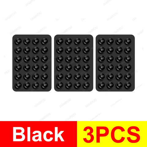 6-1Pack Mount Anti-Slip Hands-Free Colorful Silicone Stands Suction Phone Case Adhesive Sticky Cell Phone Strong Grip Holder