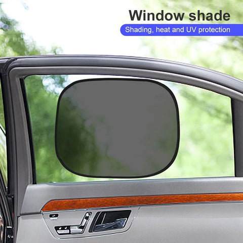 2PCS Car Sun Shade UV Protection Windscreen Sunshade Auto Window Sun Visor Protection Car Curtain Window Film Electrostatic Film