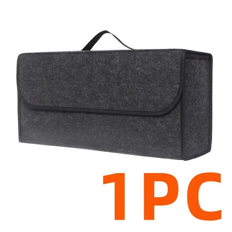 Large Anti Slip Compartment Boot Storage Organizer Tool Car Storage Bag Car Trunk Organizer Soft Felt Storage Box Accessories