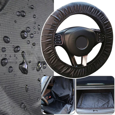 Universal Dust Proof Oil-proof Car Seat Protector Steering Wheel Cover Oxford Anti-pollution Car Repair Protective Seat Cover