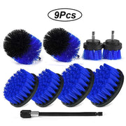 UNTIOR Electric Drill Brush Attachment Set Power Scrubber Brush Car Polisher Kitchen Bathroom Cleaning Kit Toilet Cleaning Tools